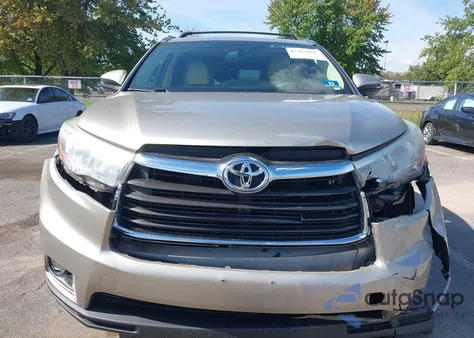 2015 Toyota Highlander Limited V6 from USA, damaged, VIN 5TDDKRFH4FS082592
